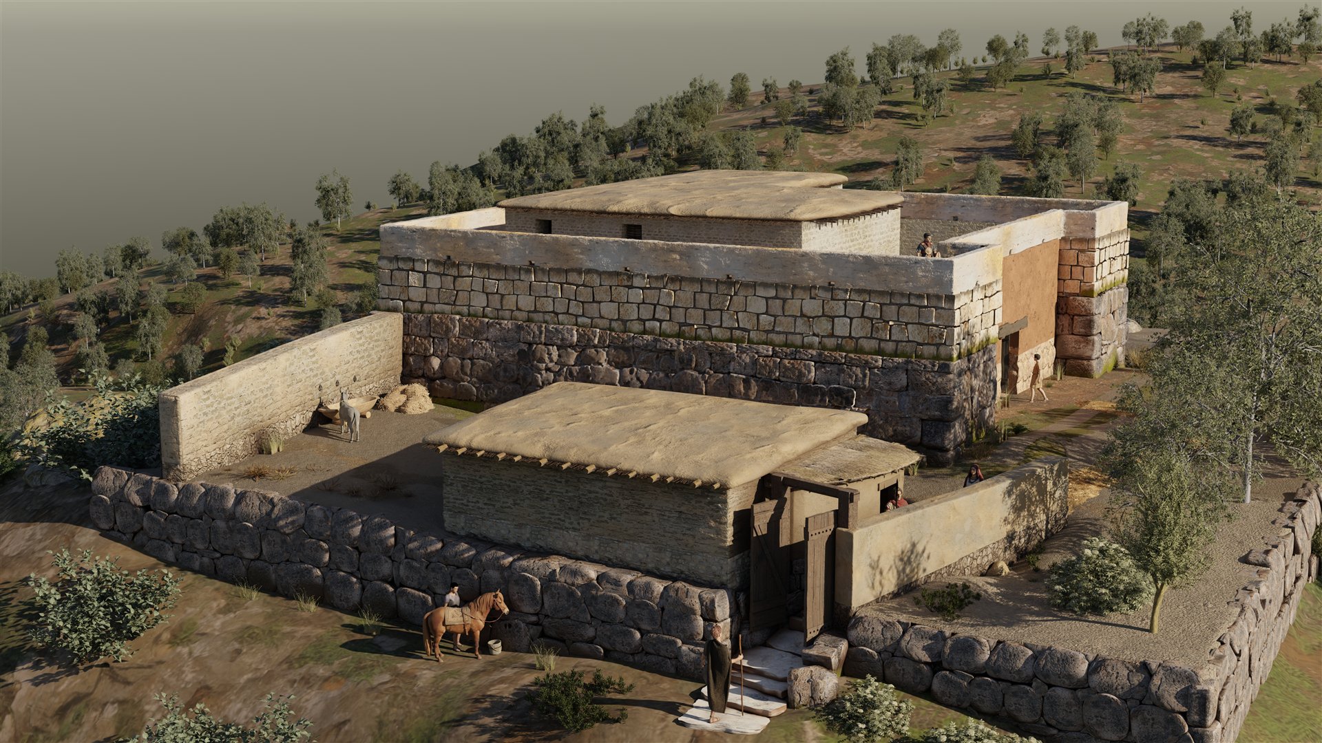 Reconstrucción del conjunto fortificado de Cerro de la Merced